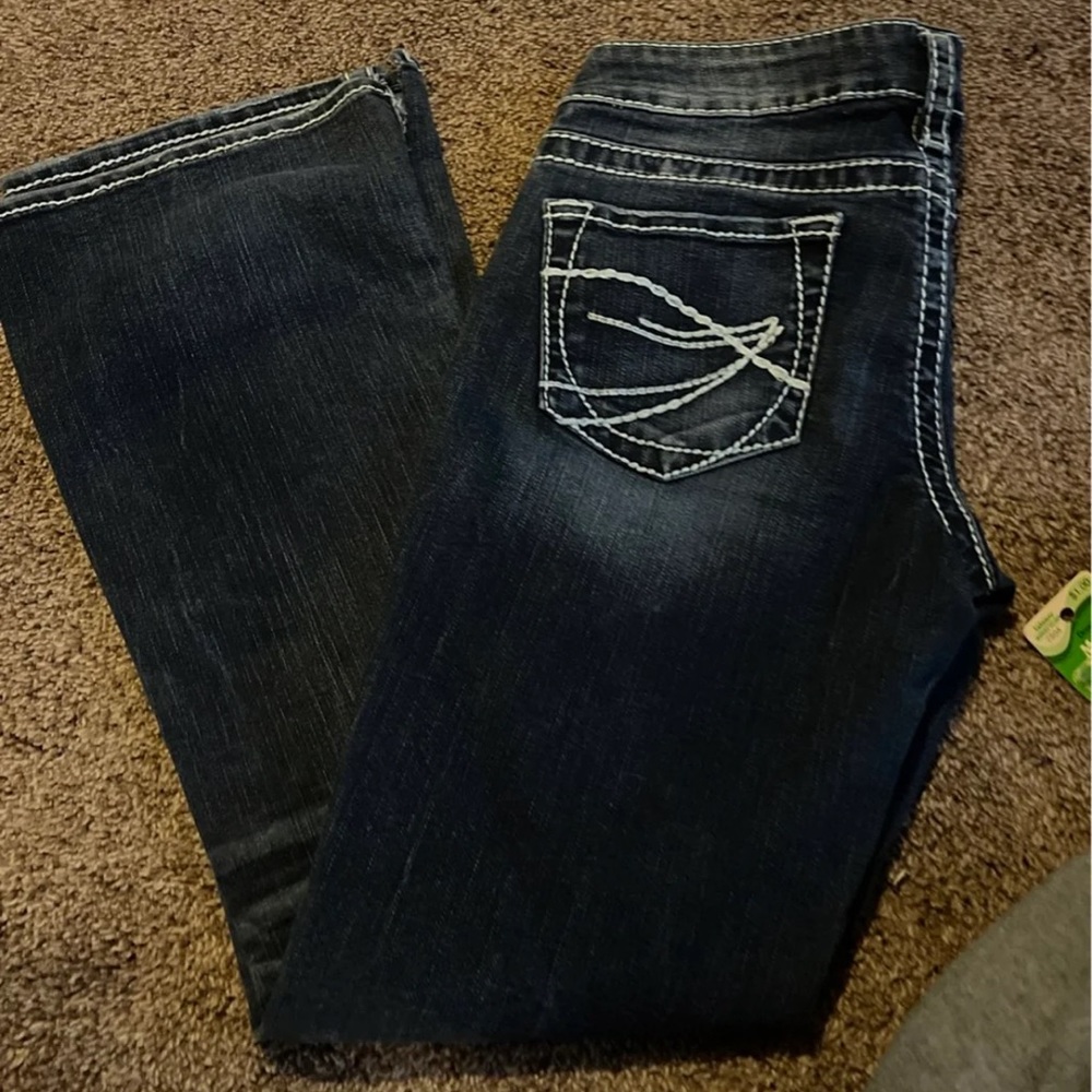 Silver jeans